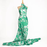 Satin Imprimé Kimono Menthe - Ribes y Casals
