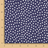 Satin Pois Marine - Ribes y Casals