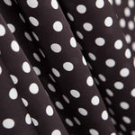 Satin Pois Noir - Ribes y Casals