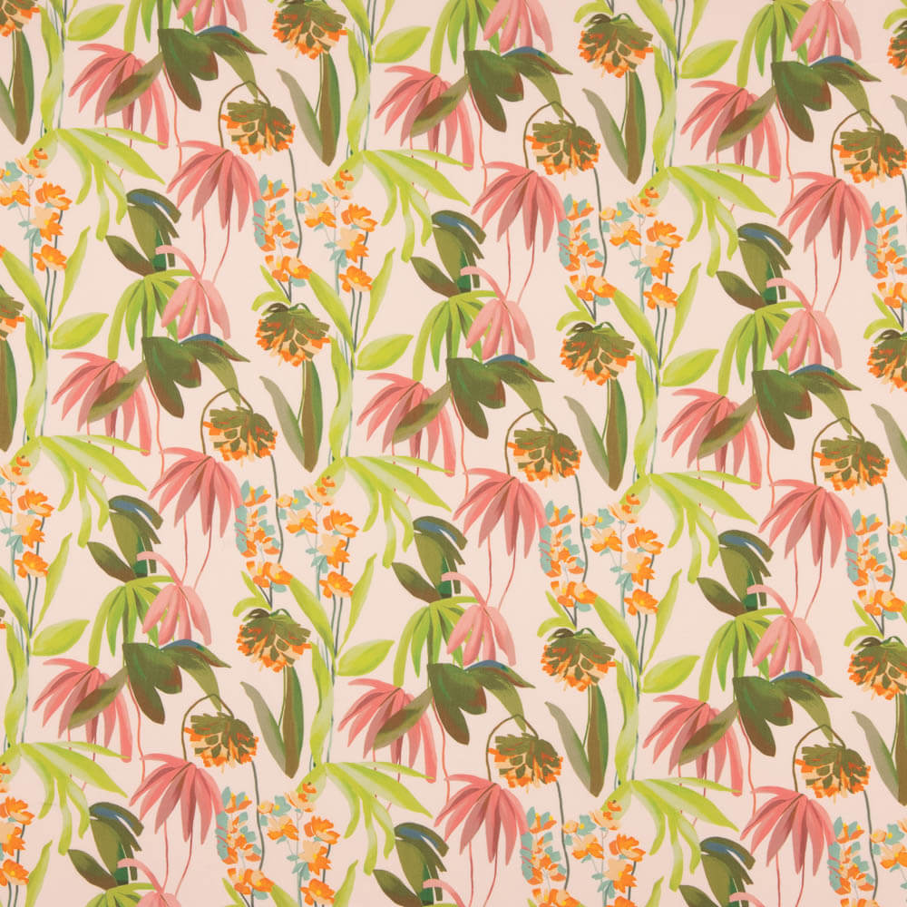 Satin imprimé pastel doux - Ribes y Casals