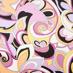 Satin imprimé Pucci mauve - Ribes y Casals