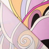 Satin imprimé Pucci mauve - Ribes y Casals