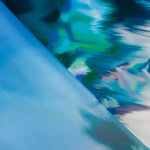 Satin imprimé bleu Splash - Ribes y Casals