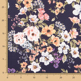 Satin Floral Mauve - Ribes y Casals