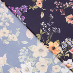 Satin Floral Mauve - Ribes y Casals