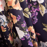 Satin Floral Mauve - Ribes y Casals