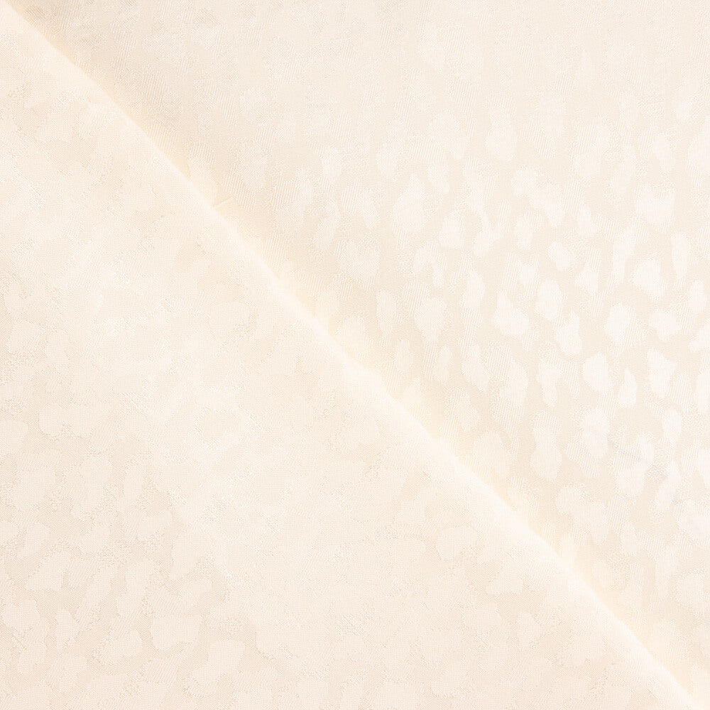 Satin Jacquard Viscose Écru - Ribes y Casals