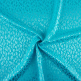 Satin Jacquard Viscose Bleu Turquoise - Ribes y Casals