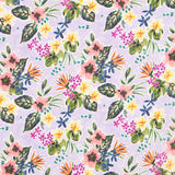 Satin Mate Floral Lavande - Ribes y Casals