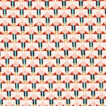 Satin Géométrique Saumon - Ribes y Casals