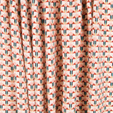 Satin Géométrique Saumon - Ribes y Casals