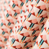 Satin Géométrique Saumon - Ribes y Casals