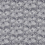 Polyester Satin Imprimé Abstrait Marine - Ribes y Casals