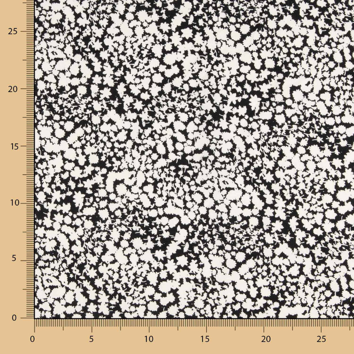 Polyester Satin Imprimé Abstrait Marine - Ribes y Casals