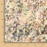 Satin Floral Beige Polyester - Ribes y Casals