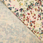 Satin Floral Beige Polyester - Ribes y Casals