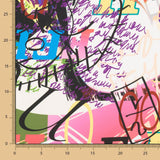 Polyester Satin Lettres Colorées - Ribes y Casals