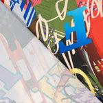 Polyester Satin Lettres Colorées - Ribes y Casals