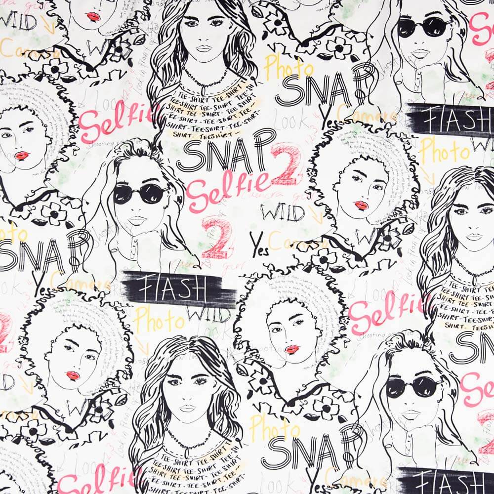 Polyester Satiné Visages - Ribes y Casals