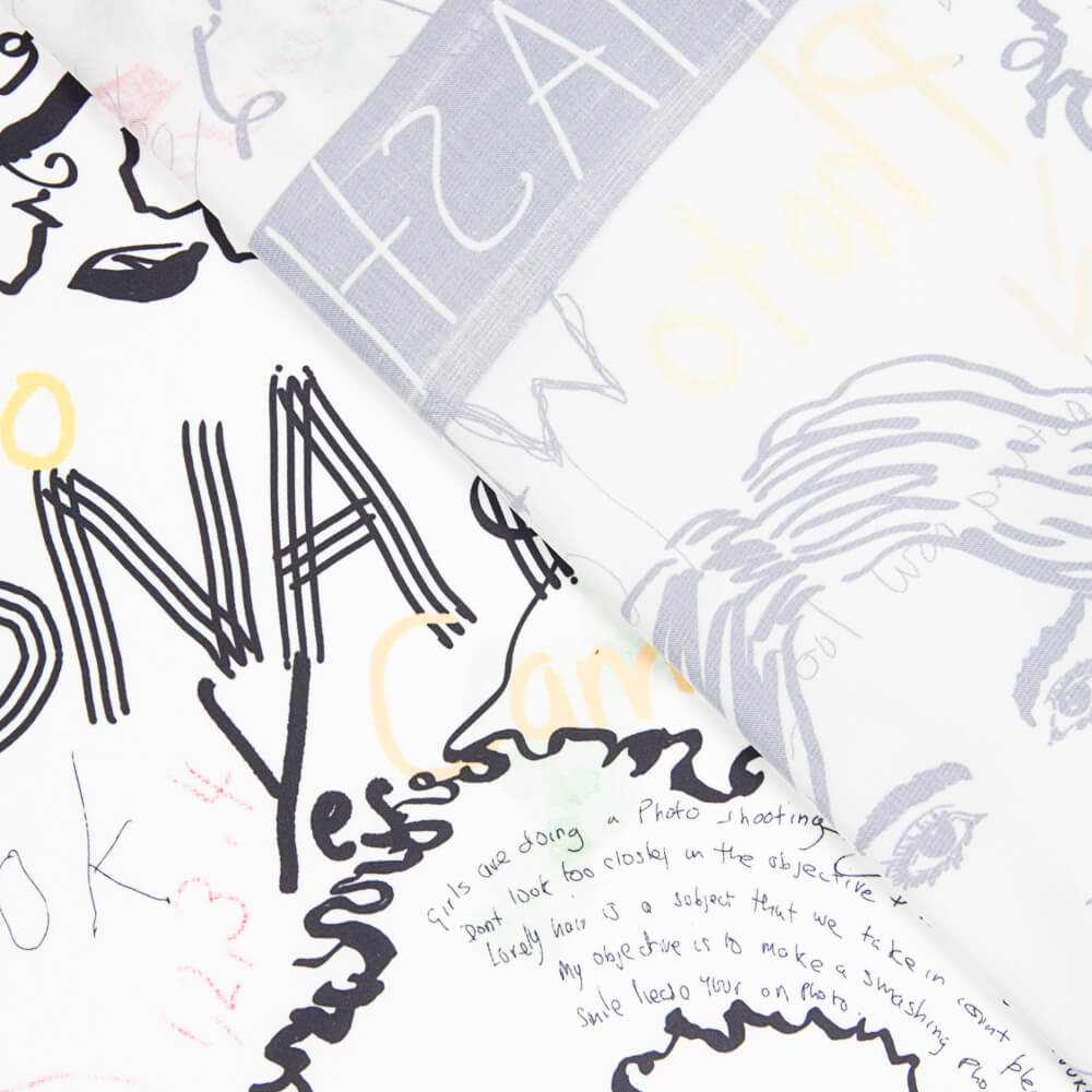 Polyester Satiné Visages - Ribes y Casals