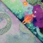 Satin Univers Serpent Polyester Koi - Ribes y Casals