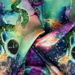 Satin Univers Serpent Polyester Koi - Ribes y Casals