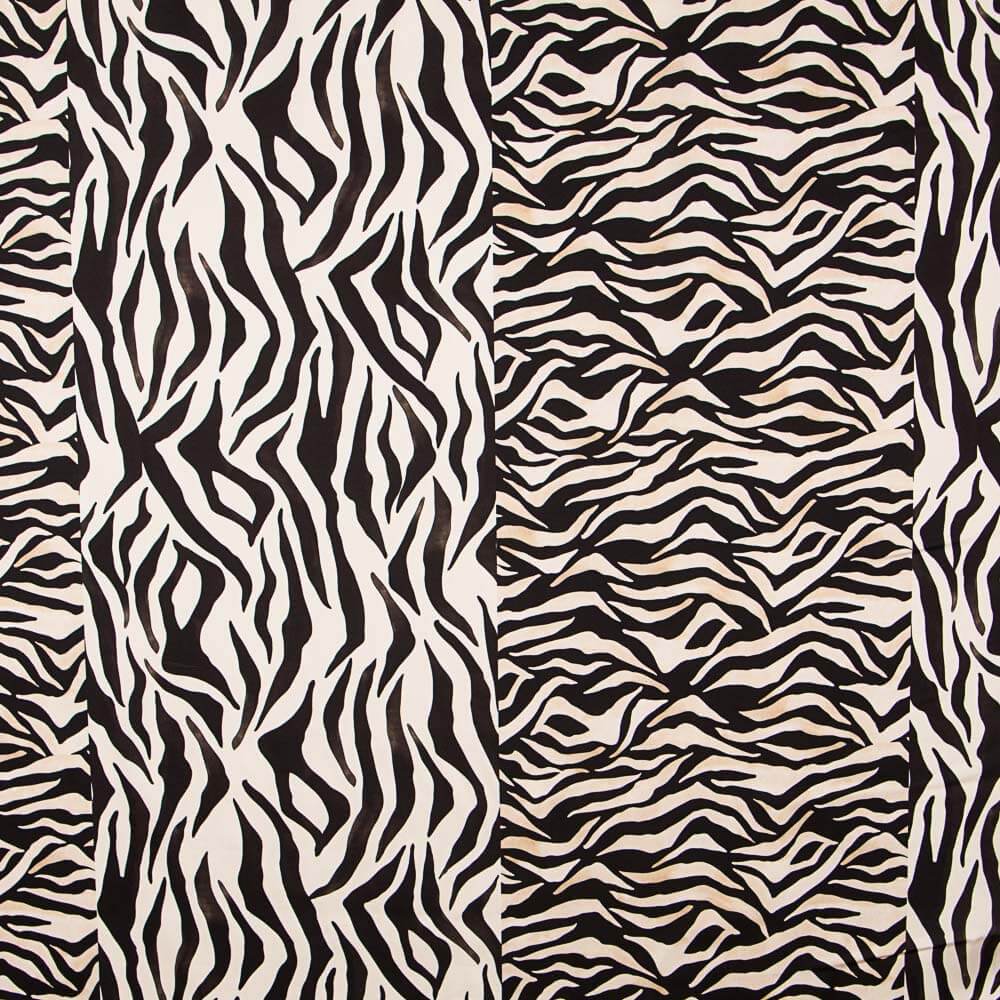 Satin Polyester Tigre Marron - Ribes y Casals