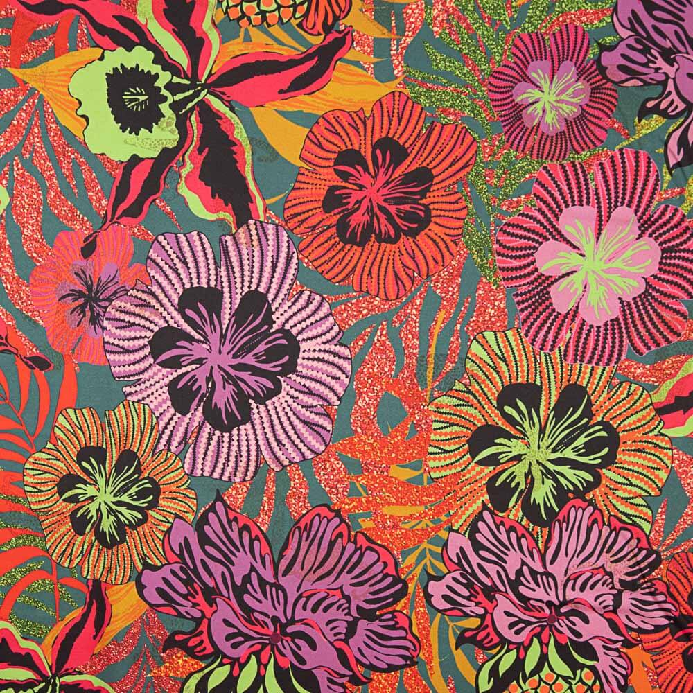 Satin Polyester Tropical Intense - Ribes y Casals