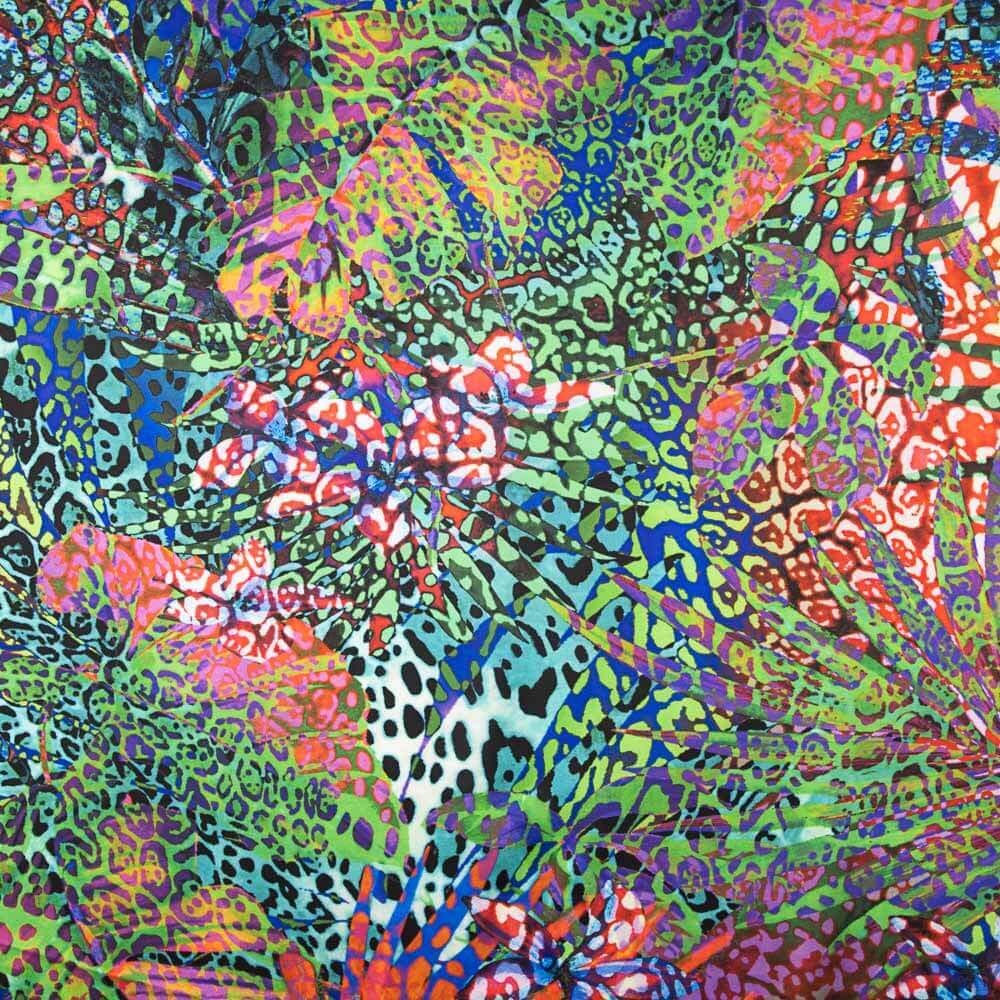 Imprimé Animal Spandex Satin Multicolore - Ribes y Casals