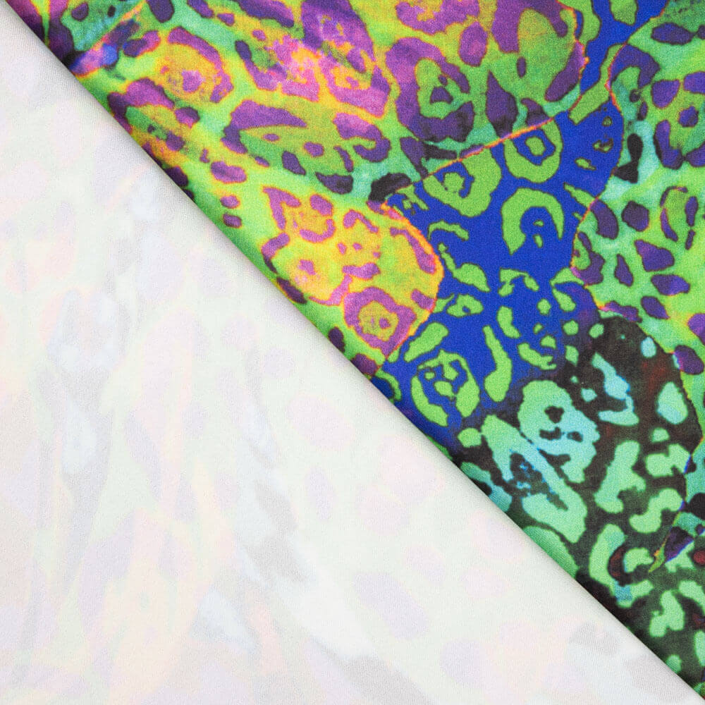 Imprimé Animal Spandex Satin Multicolore - Ribes y Casals