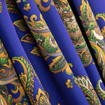 Satin Spandex Cachemire Bleu - Ribes y Casals