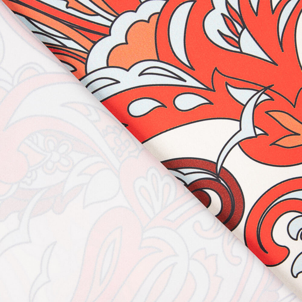 Satin Spandex Cachemire Corail - Ribes y Casals