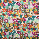 Satin Spandex Peinture Mauve - Ribes y Casals