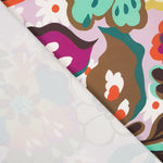 Satin Spandex Peinture Mauve - Ribes y Casals