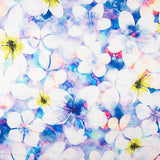 Satin Spandex Fleur Vert d&#39;eau - Ribes y Casals