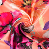 Satin Spandex Floral Rose - Ribes y Casals
