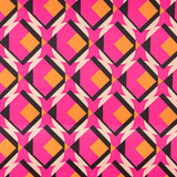 Satin Spandex Géométrique Maxi Fuchsia - Ribes y Casals