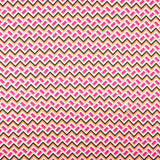 Satin Spandex Géométrique Mini Fuchsia - Ribes y Casals