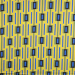 Satin Spandex Lime Géométrique - Ribes y Casals