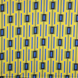 Satin Spandex Lime Géométrique - Ribes y Casals