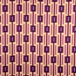 Satin Spandex Magenta Géométrique - Ribes y Casals