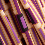 Satin Spandex Magenta Géométrique - Ribes y Casals