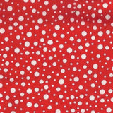 Satin Coton Lunes Rouge - Ribes y Casals
