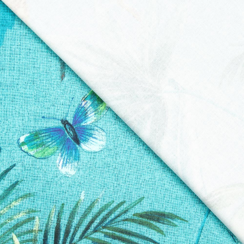 Satin Coton Natura Turquoise - Ribes y Casals