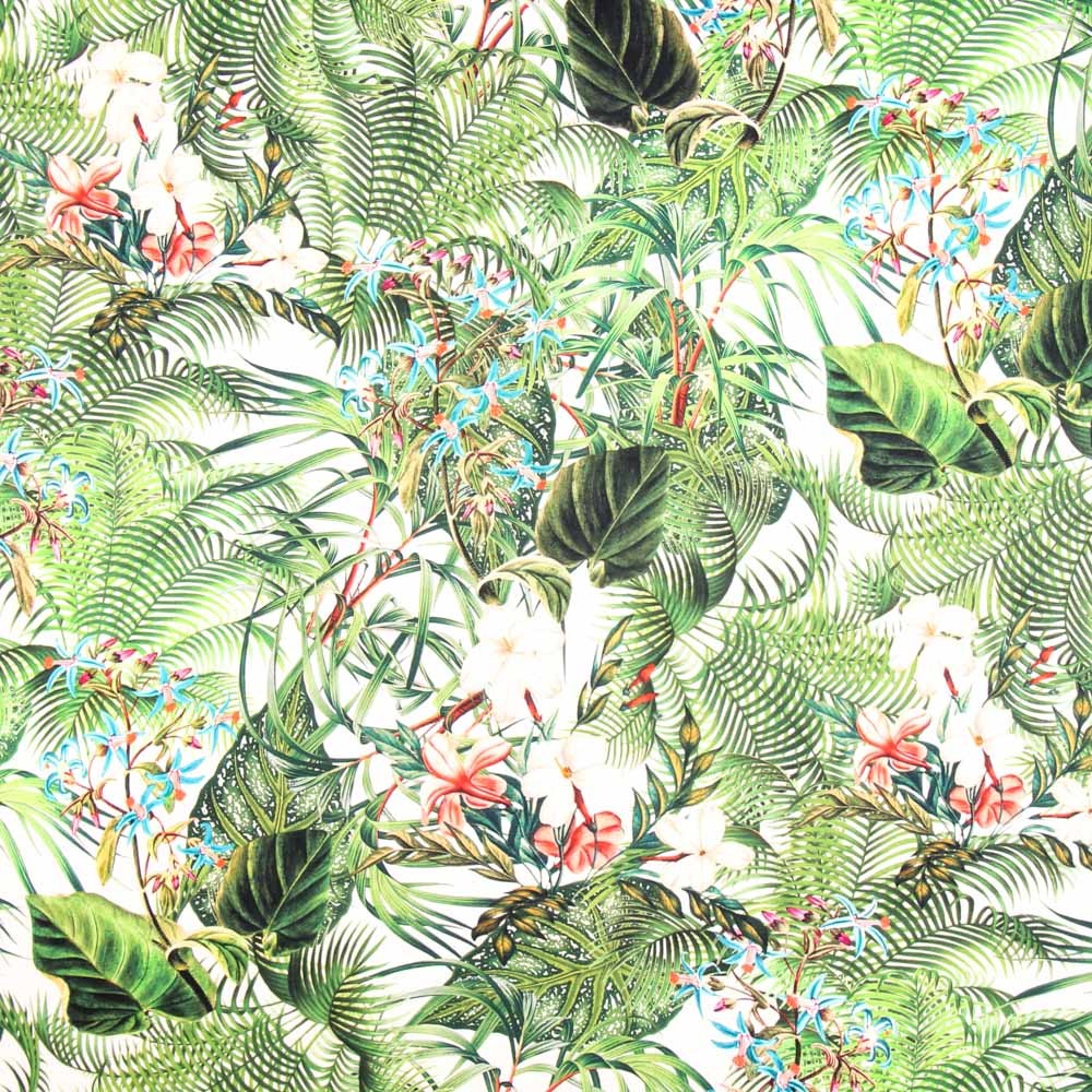 Satin Coton Écru Tropical - Ribes y Casals