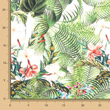 Satin Coton Écru Tropical - Ribes y Casals