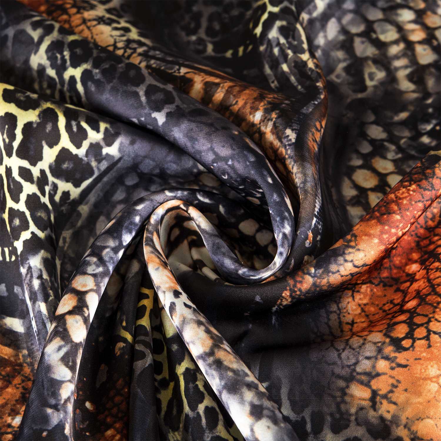 Satin Animal Print Cuivre - Ribes y Casals