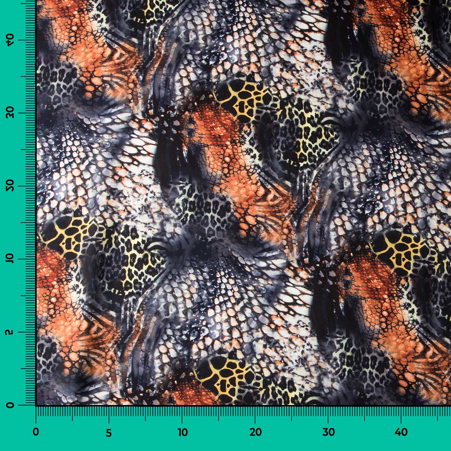 Satin Animal Print Cuivre - Ribes y Casals