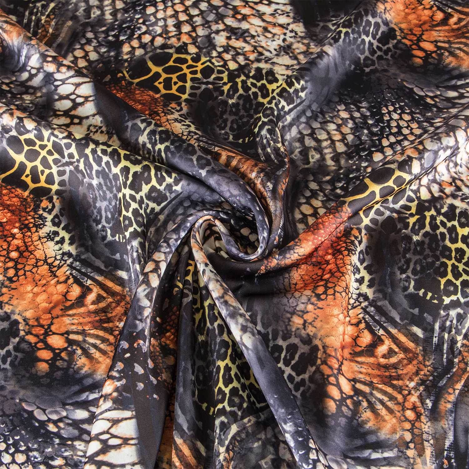 Satin Animal Print Cuivre - Ribes y Casals