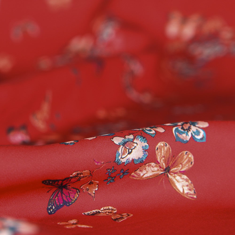 Satin Papillon Rouge - Ribes y Casals